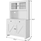 Armoires de rangement pratiques, armoires à ustensiles de cuisine avec étagères pour micro-ondes, armoires de cuisine avec étagères réglables