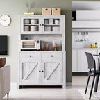 Armoires de rangement pratiques, armoires à ustensiles de cuisine avec étagères pour micro-ondes, armoires de cuisine avec étagères réglables