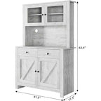 Armoires de rangement pratiques, armoires à ustensiles de cuisine avec étagères pour micro-ondes, armoires de cuisine avec étagères réglables