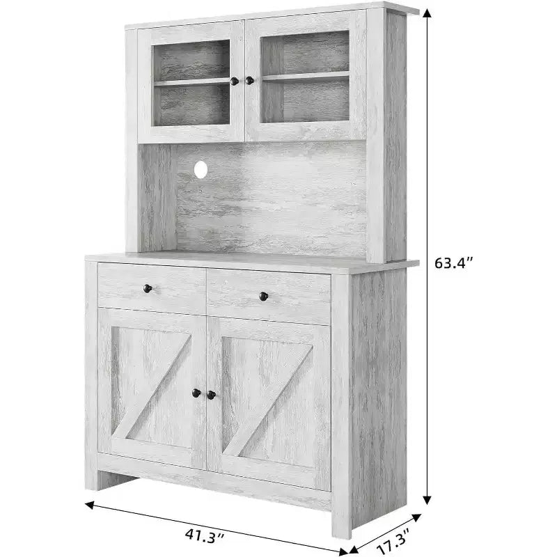 Armoires de rangement pratiques, armoires à ustensiles de cuisine avec étagères pour micro-ondes, armoires de cuisine avec étagères réglables