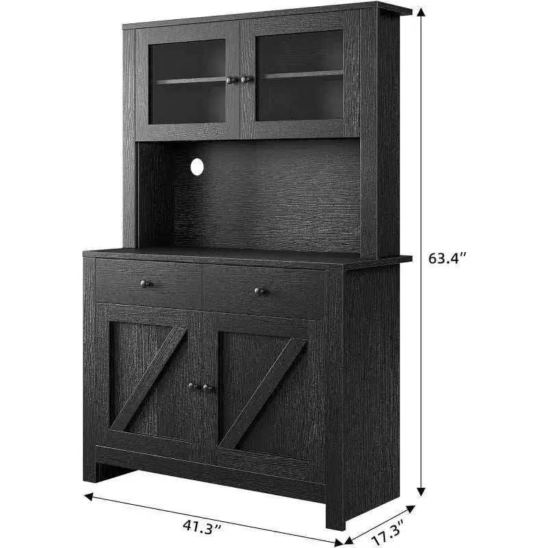 Armoires de rangement pratiques, armoires à ustensiles de cuisine avec étagères pour micro-ondes, armoires de cuisine avec étagères réglables