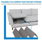 Planche de support pour canapé-lit robuste, bois de 1,27 cm d'épaisseur, capacité de 181 kg, pliable, 122 cm de longueur