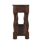 Table console de 160 cm de style Mid-Century avec 3 tiroirs et étagère ouverte, cadre en pin massif, plateau en MDF, 100 kg