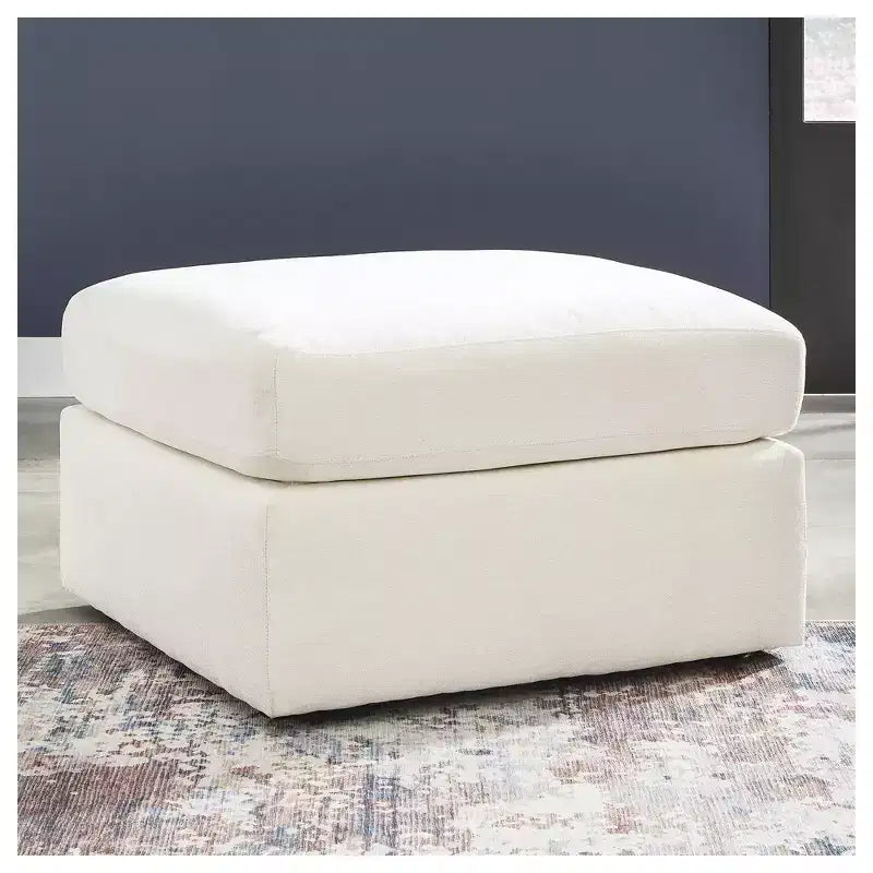 Modmax - Ottoman d'appoint surdimensionné - Tissu haute performance Nuvella nouvelle génération