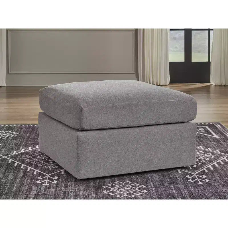 Modmax - Ottoman d'appoint surdimensionné - Tissu haute performance Nuvella nouvelle génération