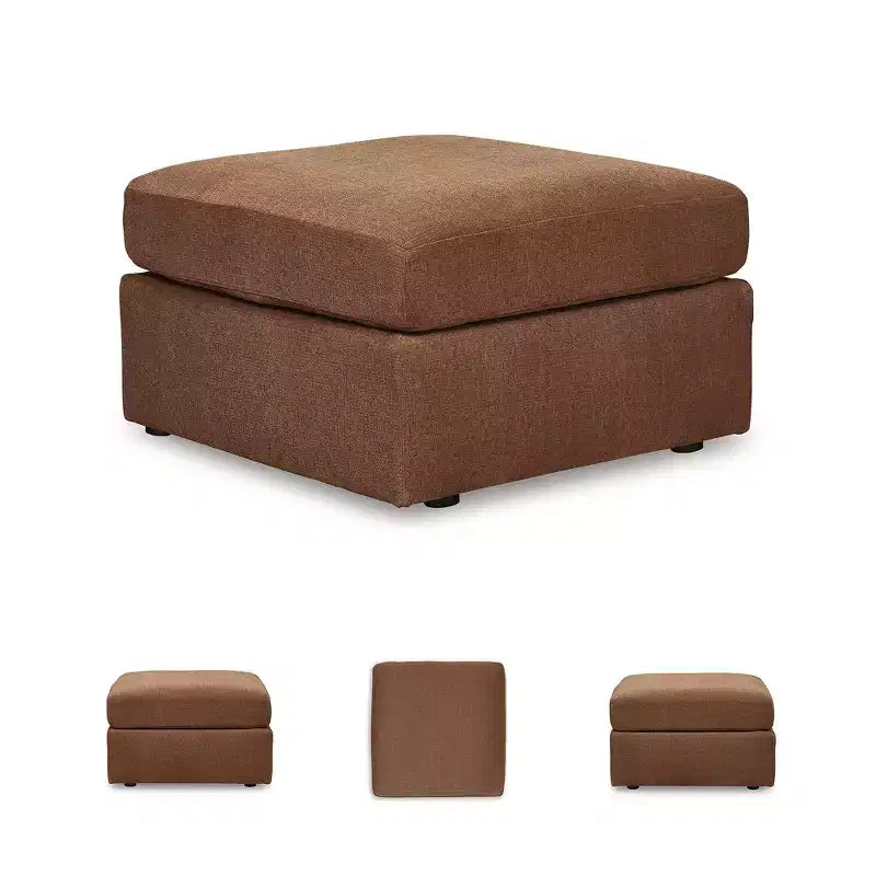 Modmax - Ottoman d'appoint surdimensionné - Tissu haute performance Nuvella nouvelle génération