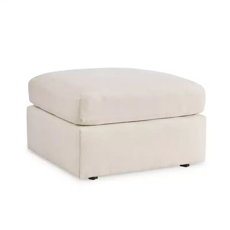 Modmax - Ottoman d'appoint surdimensionné - Tissu haute performance Nuvella nouvelle génération