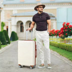 Valise cabine rigide extensible 20 pouces avec roulettes pivotantes