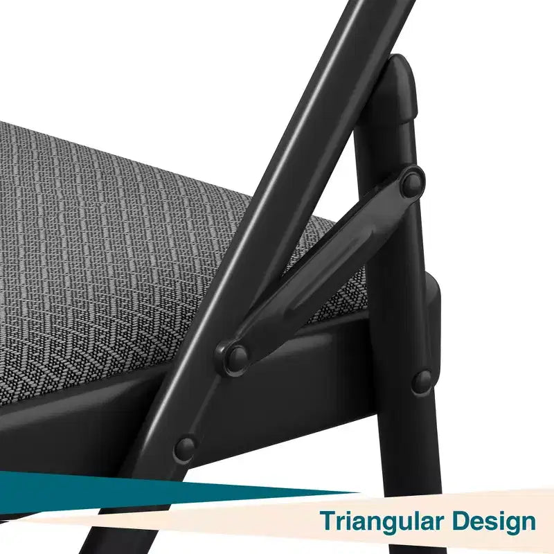 Lot de 2/4 chaises pliantes avec coussins et patins antidérapants pour la maison et le bureau, événements intérieurs et extérieurs, portables
