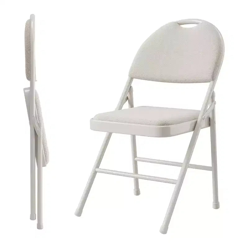 Lot de 2/4 chaises pliantes avec coussins et patins antidérapants pour la maison et le bureau, événements intérieurs et extérieurs, portables