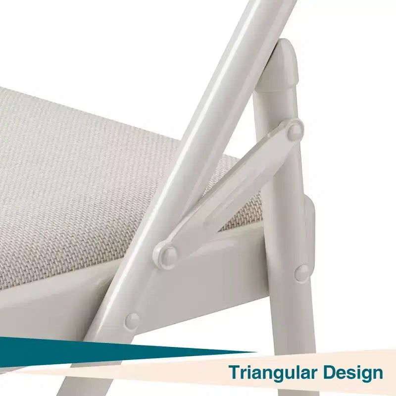 Lot de 2/4 chaises pliantes avec coussins et patins antidérapants pour la maison et le bureau, événements intérieurs et extérieurs, portables