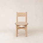 Chaise de salle à manger - Bois massif, finition naturelle