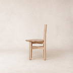 Chaise de salle à manger - Bois massif, finition naturelle