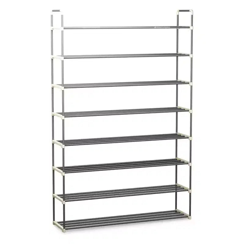 Hastings Home 8-Tier Shoe Storage Rack - Room for 48 Pairs of Shoes, 60.6 x 11.8 x 40.9