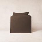 Fauteuil - Housse en lin belge avec coussin en duvet