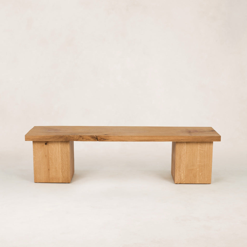Banc en chêne blanc massif