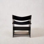 Fauteuil d'appoint sculptural – Structure en fonte d'aluminium