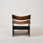 Fauteuil d'appoint sculptural – Structure en fonte d'aluminium