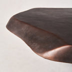 Table basse - Aluminium coulé avec finition bronze vieilli