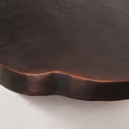 Table basse - Aluminium coulé avec finition bronze vieilli