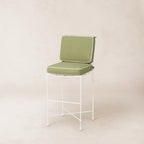 Tabouret de bar d'extérieur - Cadre en fer blanc