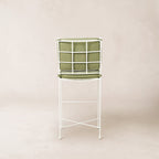 Tabouret de bar d'extérieur - Cadre en fer blanc