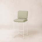 Tabouret de bar d'extérieur - Cadre en fer blanc