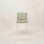 Tabouret de comptoir d'extérieur - Structure en fer blanc
