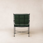 Chaise de salle à manger/salon d'extérieur – Structure en fer noir