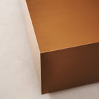 Table basse - Acier inoxydable avec finition cuivre brossé