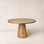 Table à manger extensible en chêne blanc massif - Finition naturelle