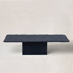 Table basse en calcaire noir