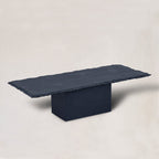 Table basse en calcaire noir