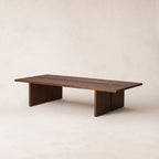 Table basse en chêne massif – Finition Moka
