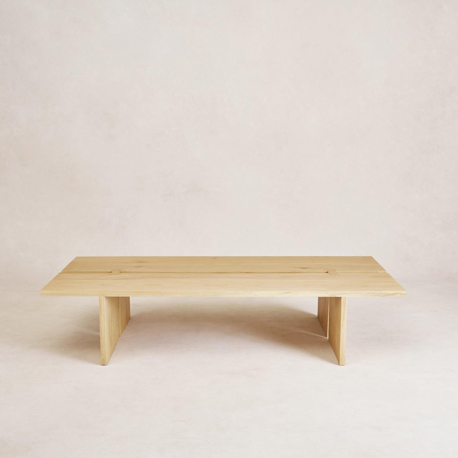 Table basse en chêne massif - Finition naturelle
