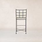 Tabouret de comptoir extérieur – Structure en fer noir