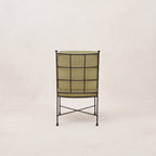 Chaise de salle à manger sans accoudoirs d'extérieur - Structure en fer noir