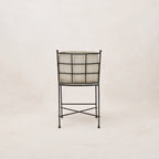 Tabouret de comptoir extérieur – Structure en fer noir