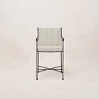 Tabouret de comptoir extérieur – Structure en fer noir