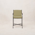 Tabouret de comptoir extérieur – Structure en fer noir