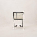 Tabouret de comptoir extérieur – Structure en fer noir