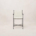 Tabouret de comptoir extérieur – Structure en fer noir