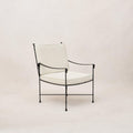 Chaise de salle à manger/salon d'extérieur – Structure en fer noir