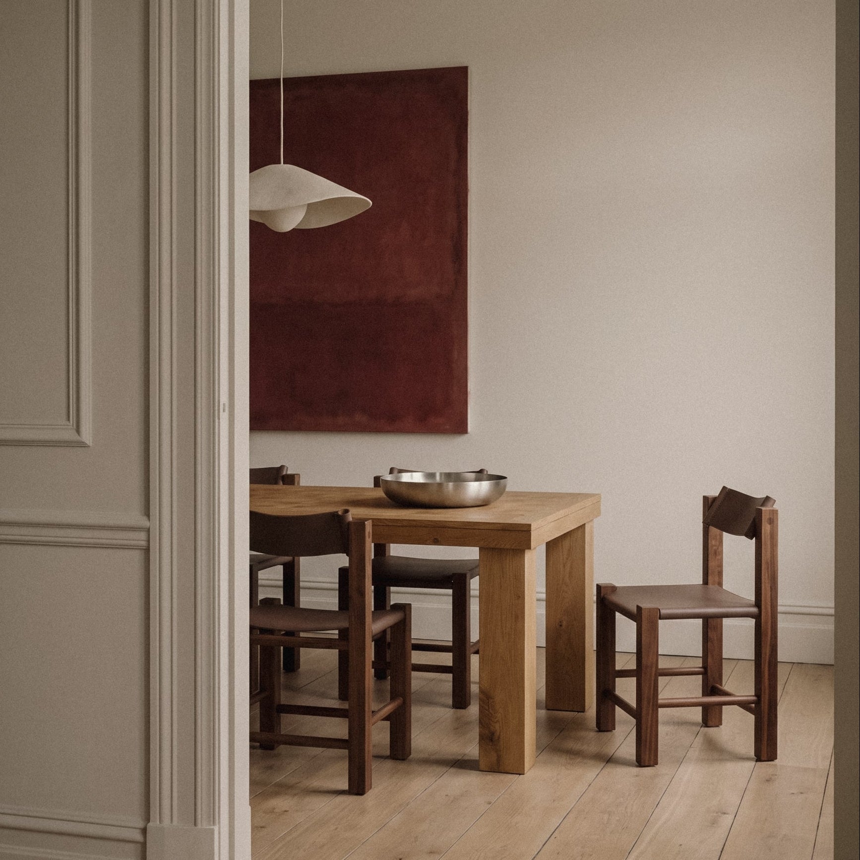 Table à manger d'extérieur - Cadre en fer noir, plateau en verre