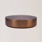 Table basse - Acier inoxydable avec finition cuivre brossé