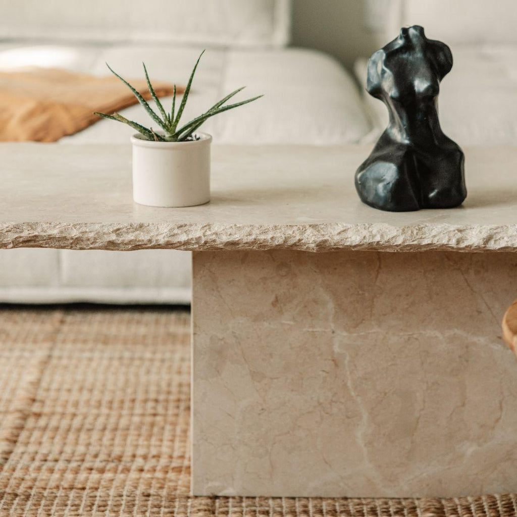 Table basse en marbre - Pierre italienne et turque