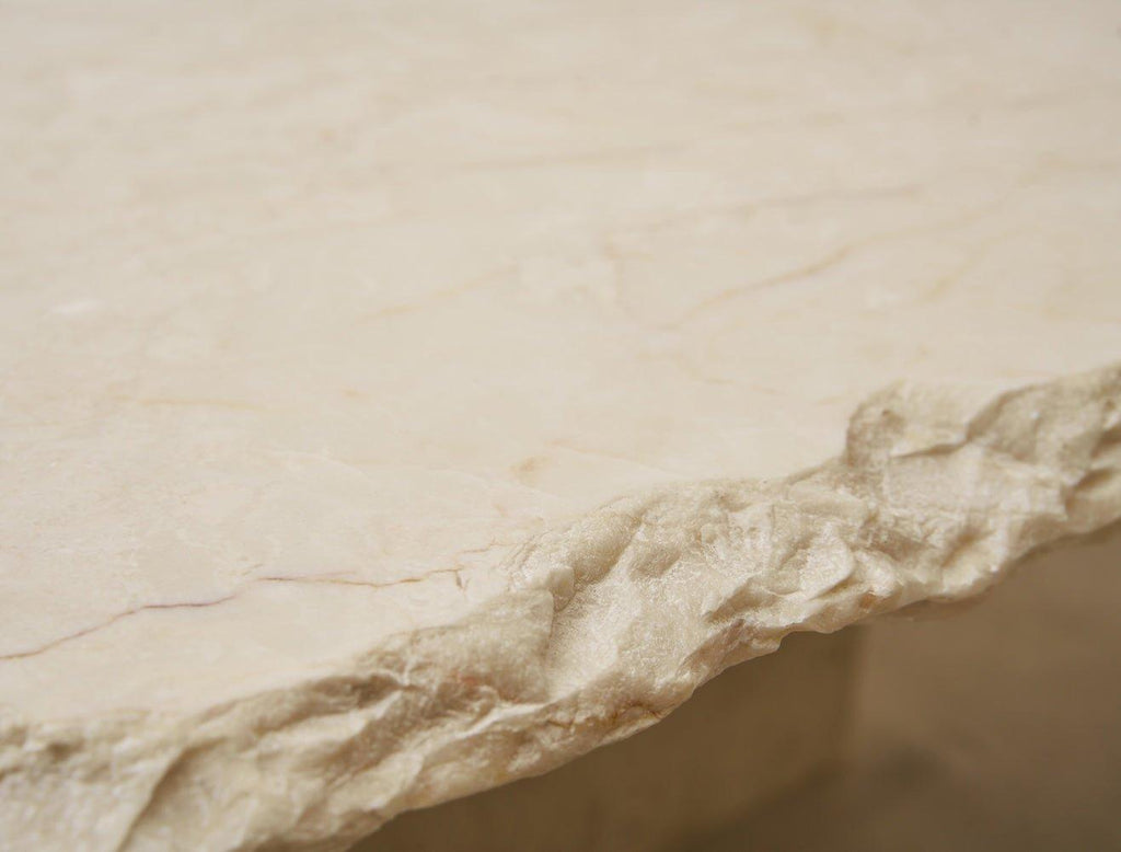 Table basse en marbre - Carrée, Pierre italienne et turque