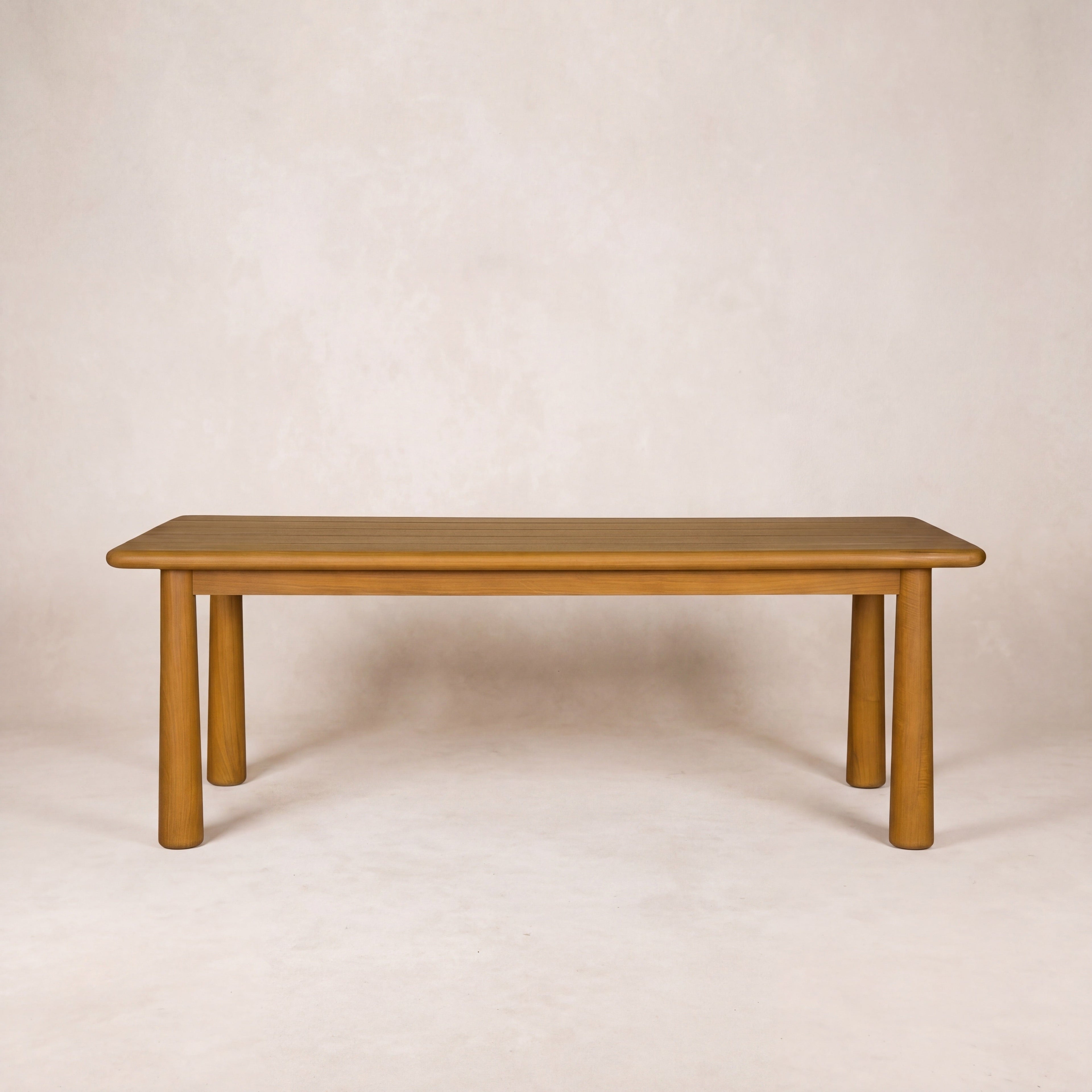 Table de bar d'extérieur - Structure en fer blanc, plateau en verre