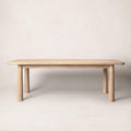 Table à manger rectangulaire - Bois massif naturel