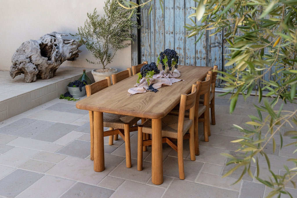 Table à manger rectangulaire – Fini chêne clair